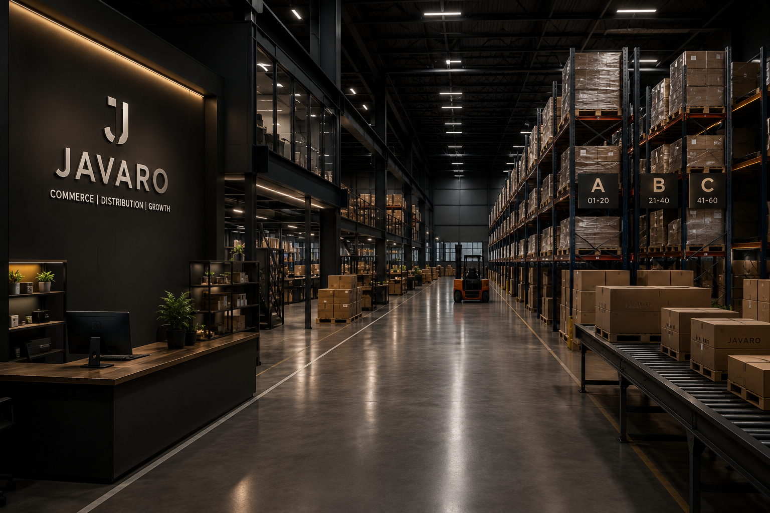 Javaro commerce and distribution operations